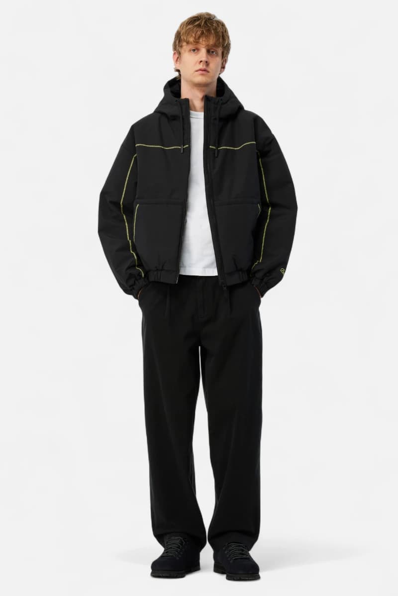 Quilted Puffer Black on model