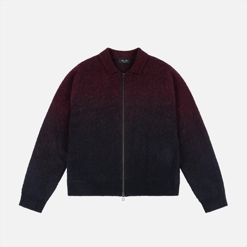 Mohair Knit Burgundy